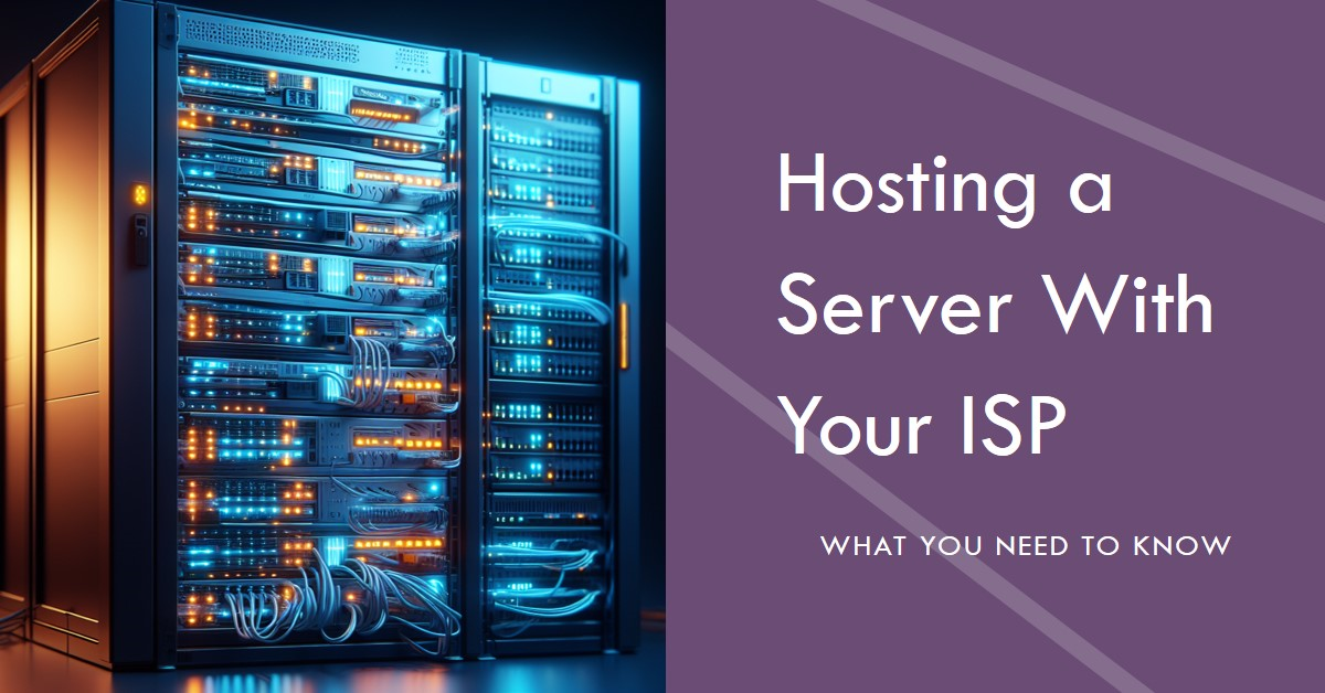 An image illustration of ISP host server