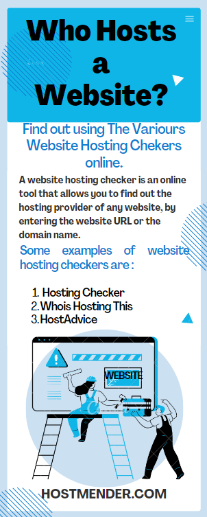 An Infographic Illustration Of How To Check Who Hosts A Website