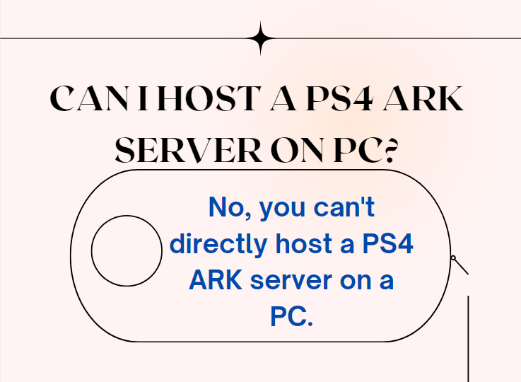 An image illustrating: Can I Host a PS4 Ark Server on PC