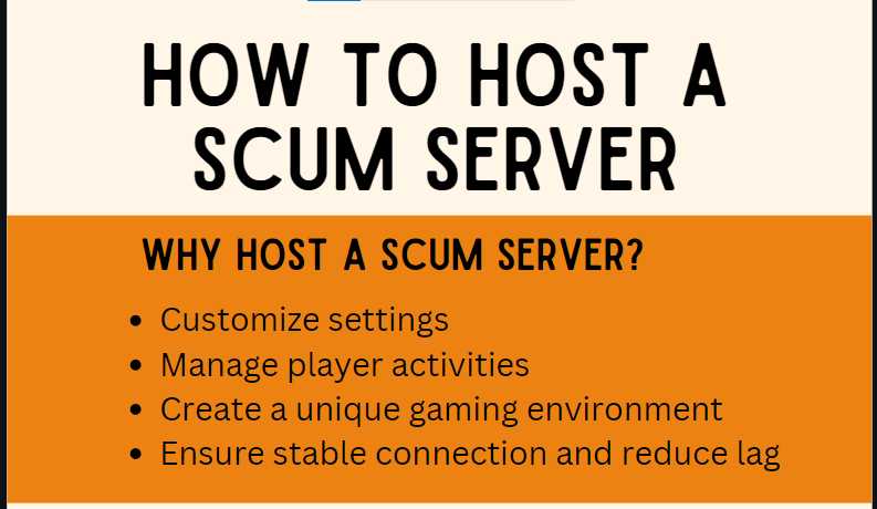 An image illustrating: How to Host a SCUM Server